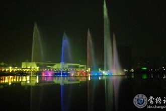 白馬湖夜色