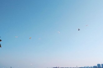 春節(jié)假期內的沙灘公園