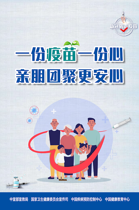 一份疫苗一份心 親朋團(tuán)聚更安心
