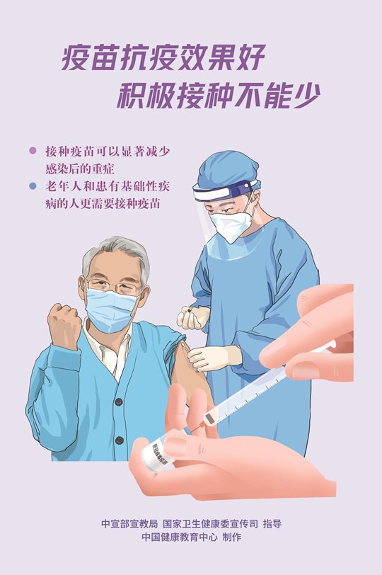 新冠肺炎疫情防控和疫苗接種宣傳海報5