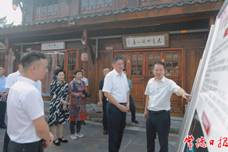 羅毅君帶隊(duì)調(diào)研常德河街建設(shè)提質(zhì)工作