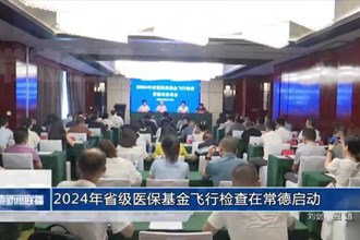 2024年省級(jí)醫(yī)保基金飛行檢查在常德啟動(dòng)