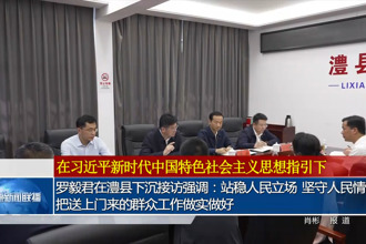 羅毅君在澧縣下沉接訪強調：站穩(wěn)人民立場 堅守人民情懷 把送上門來的群眾工作做實做好