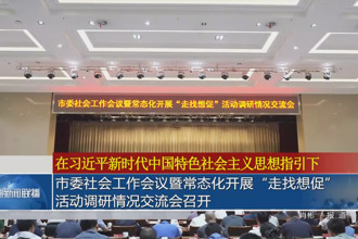 常德市委社會工作會議暨常態(tài)化開展“走找想促”活動調研情況交流會召開