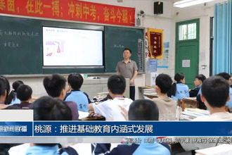 桃源：推進(jìn)基礎(chǔ)教育內(nèi)涵式發(fā)展