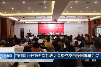 市作協(xié)召開(kāi)第五次代表大會(huì)暨黨支部換屆選舉會(huì)議